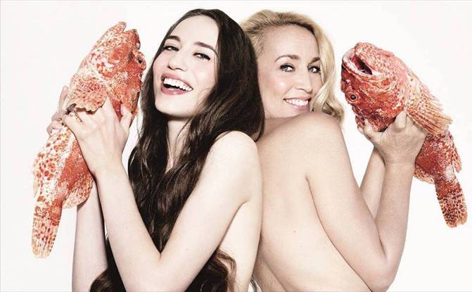 [FOTOS] Famosos británicos se desnudan para proteger la fauna marina